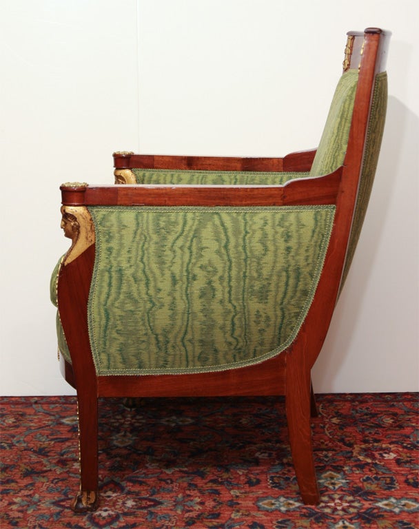 AN EMPIRE BERGERE. FRENCH, FIRST QUARTER 19th CENTURY