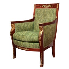 AN EMPIRE BERGERE. FRENCH, FIRST QUARTER 19th CENTURY