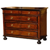 Antique English Commode with Portrait Pulls