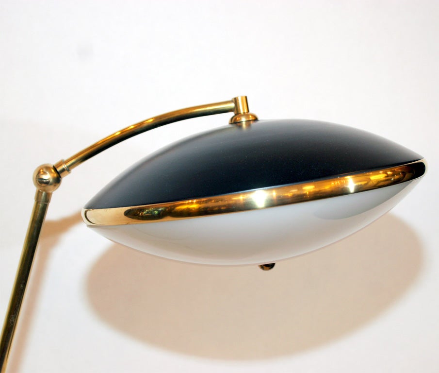 Italian  Stilnovo Table Lamp Articulated Mid Century Modern Italy 1950's For Sale