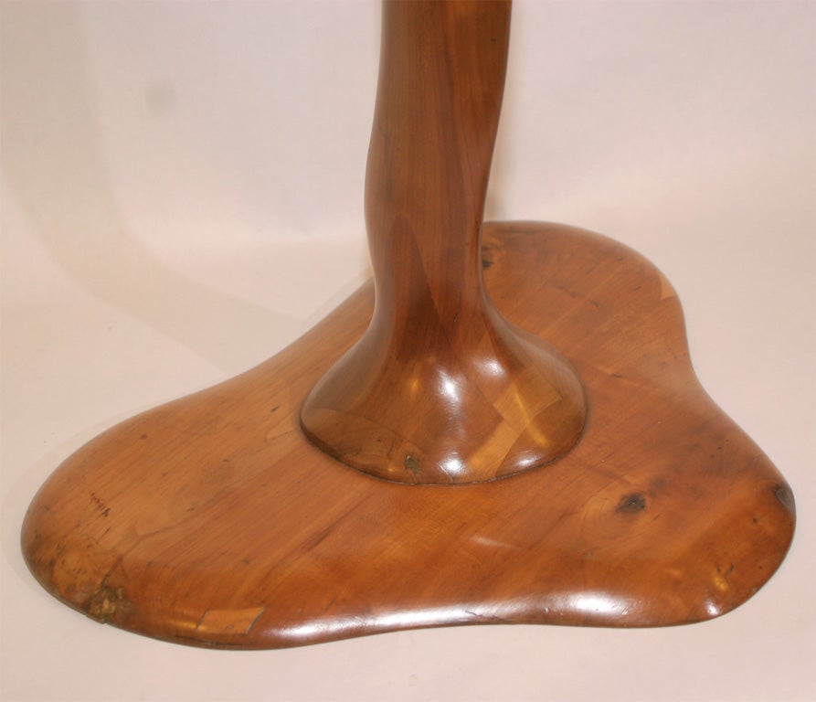 Mid-20th Century Surrealist Handcrafted Wood Table