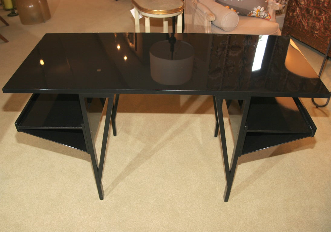 France, Pascal Mourgue Lacquer Writing Table 1