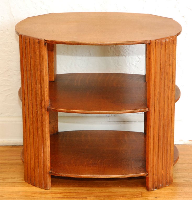 French Oak Oval Table