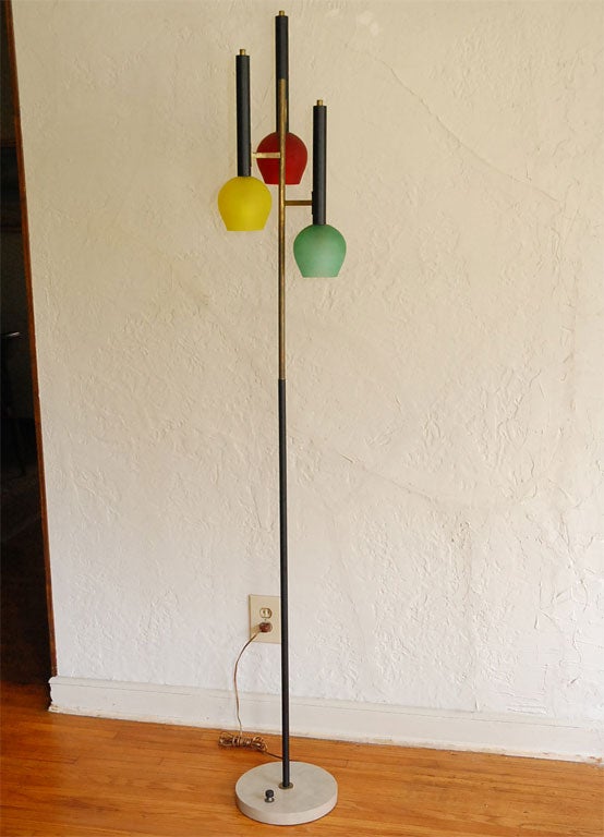 Italian Tri-color Floor Lamp