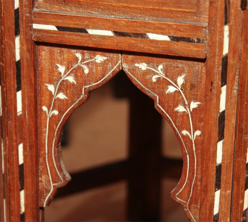 Anglo-Indian Inlaid Sandalwood Table 3