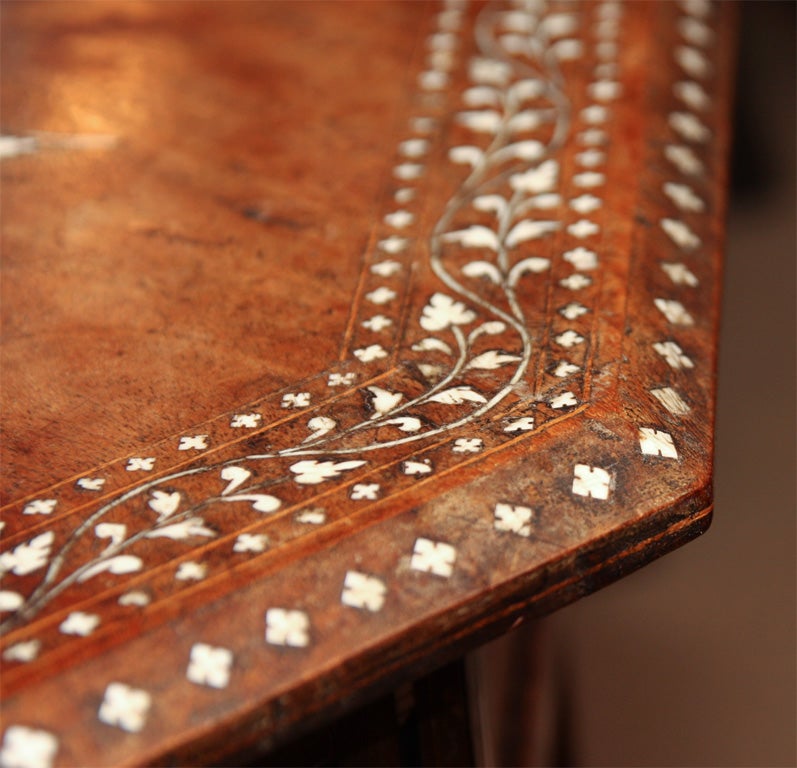 Anglo-Indian Inlaid Sandalwood Table 4