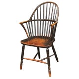 Antique English Painted Windsor Armchair by Gillows