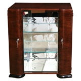 FRENCH ART DECO BAR/ DISPLAY CABINET