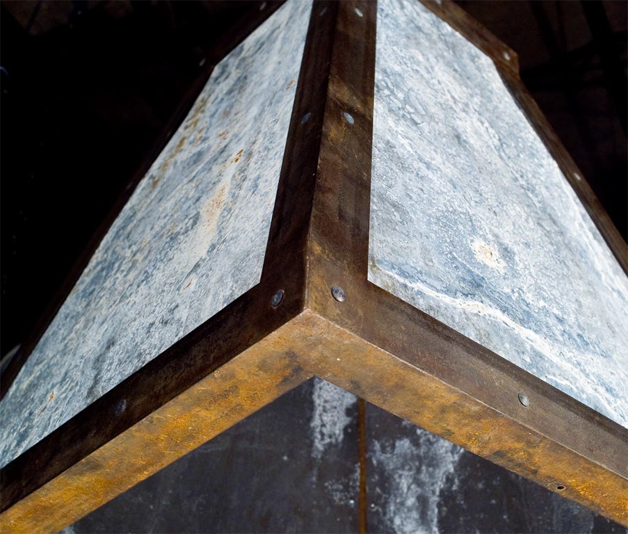 HUGE Zinc and Iron Fixture Industrial Light