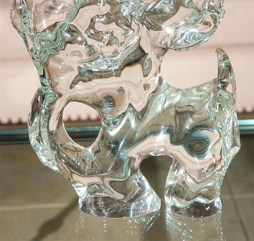 Livio Seguso Glass Sculpture In Excellent Condition For Sale In Los Angeles, CA