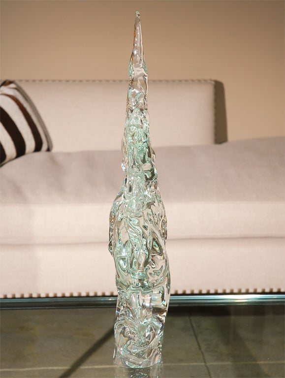 Livio Seguso Glass Sculpture For Sale 1
