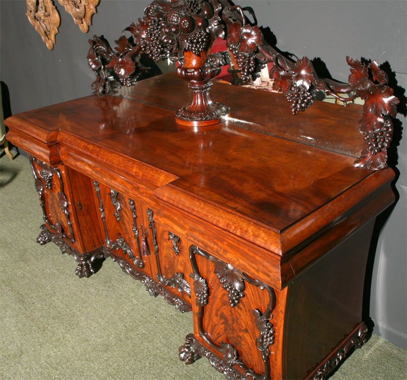 A very rare and important English sideboard. For Sale 6