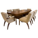 Gilbert Rohde for Herman Miller Dining Table with Eight Chairs