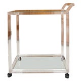 Lucite and Glass Bar Cart