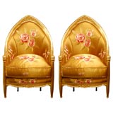 Pair of Chairs, Attr. Paul Follot