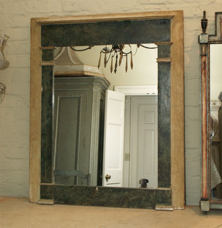 8008  MIRROR, DIRECTOIRE STYLE TRUMEAU