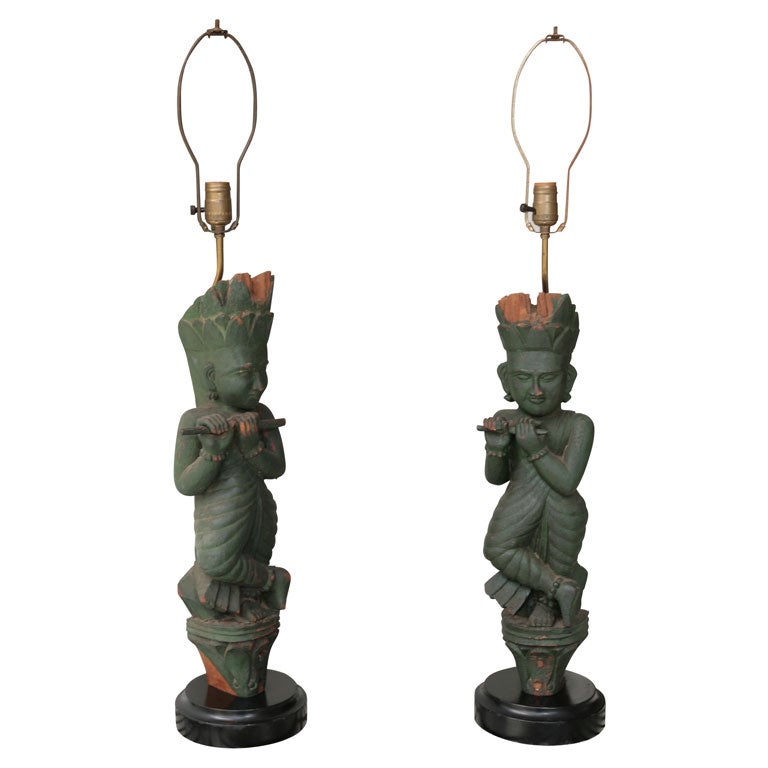 Pair "Bali" Lamps