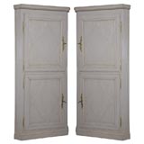 Pair of Corner Cabinets