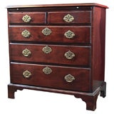 Chippendale style chest of drawers.