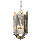 Cast Iron and  Bronze Lantern