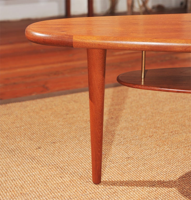 Teak Danish Boomerang Coffee Table