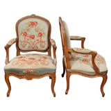 Pair of French Fauteuil