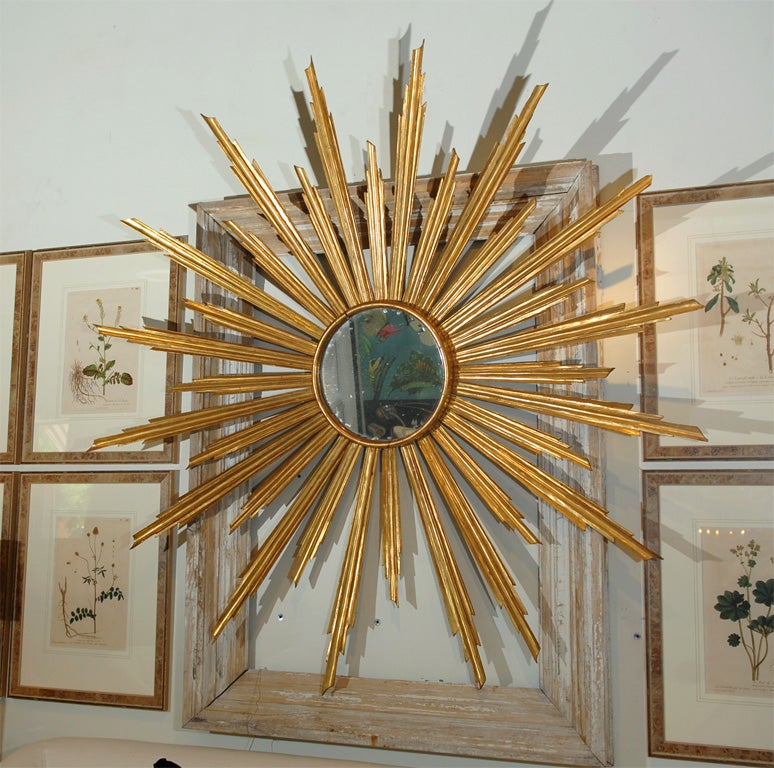 Oversized Sunburst Mirror