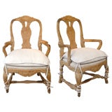 18th C Rococo Arm Chair