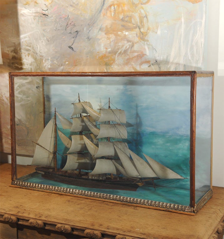 Large English Ship Diorama For Sale 5