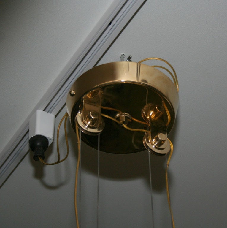 Paavo Tynell brass ceiling light 2