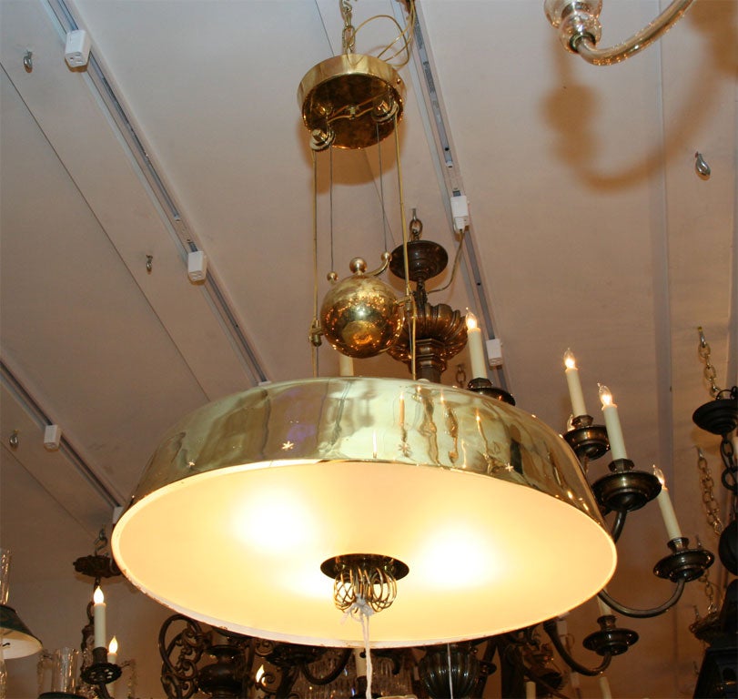 Paavo Tynell brass ceiling light 4