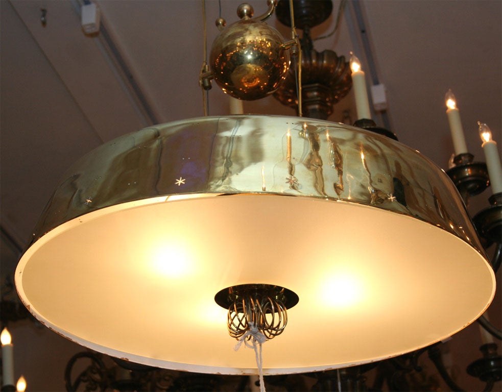 Paavo Tynell brass ceiling light 5