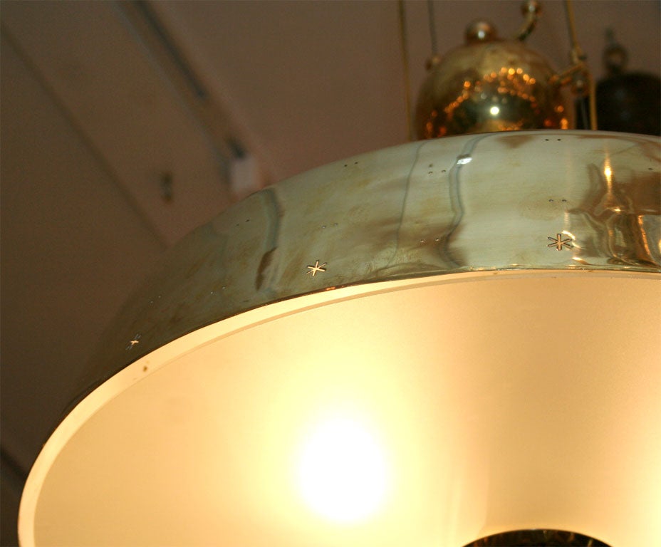 Paavo Tynell brass ceiling light 6