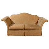 Custom Sofa by Hickory Chair w/ Scroll Arms & A Raised Back