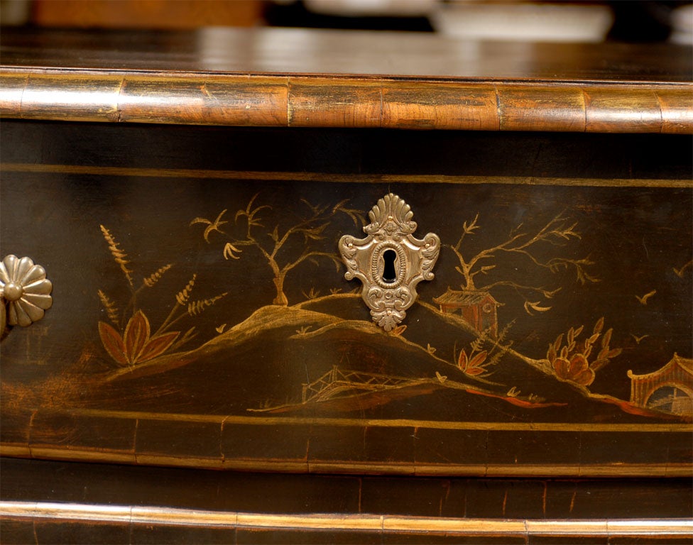 18th Century  Style English Chinoiserie Commode, c. 1900 1
