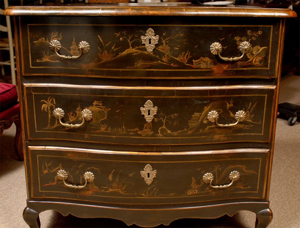 18th Century  Style English Chinoiserie Commode, c. 1900 2