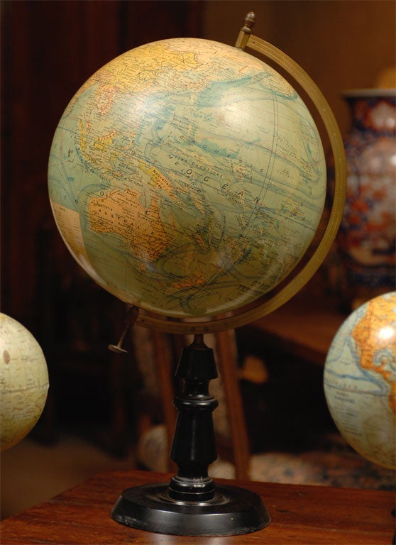 Collection of Papier Mache Terrestrial Globes, c. 1880-1900 3