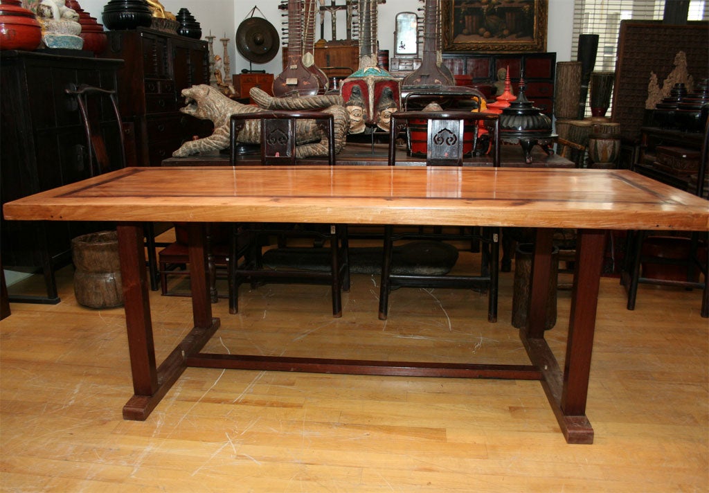 Ironwood & Rosewood Dining Table For Sale 2