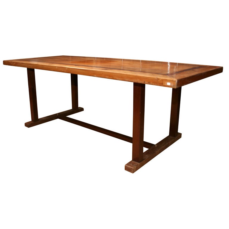 Ironwood & Rosewood Dining Table For Sale