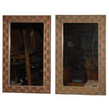 Hand carved and Stained Teak Mirrors (ref# K110)