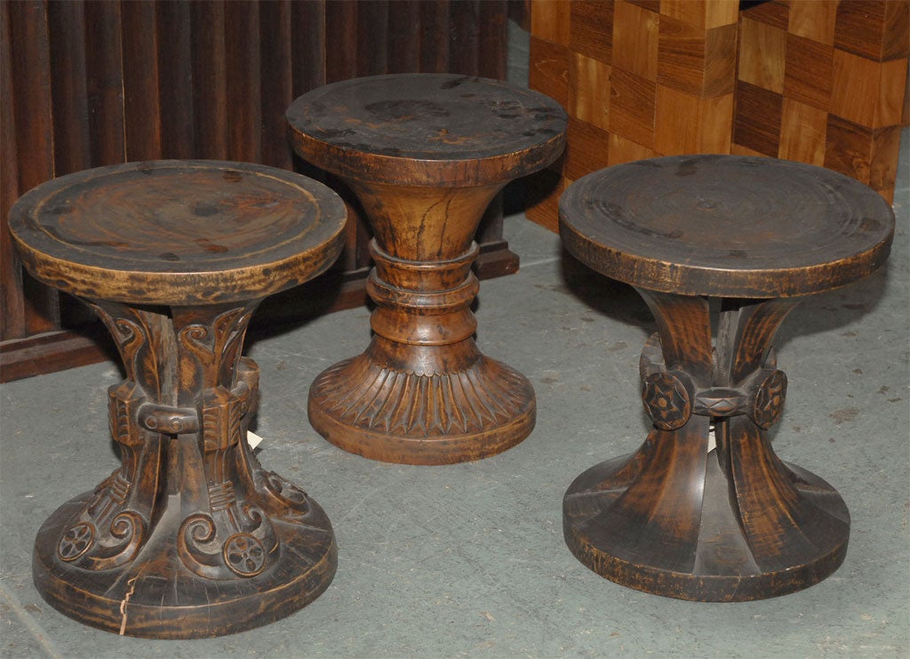 Nias Stool/Table (ref# N101Da /// N101B /// N101C)