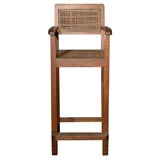 Teak and Cane Referee Chair (ref# G14)