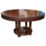 Large, Round Art-Deco Table