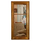 19th century Water Gilded Empire ogee Mirror