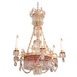 Baltic Style six arm chandelier