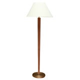 Limed Oak Tapering Floor Lamp