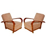 Art Deco Recliner Lounge Chairs