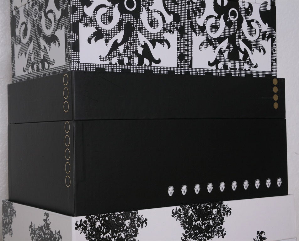 SET OF 6 LARGE STORAGE BOXES (MATRYOSHKA) BY MARCEL WANDERS 1