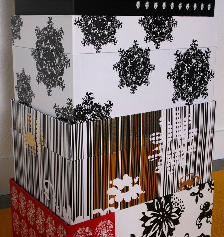 SET OF 6 LARGE STORAGE BOXES (MATRYOSHKA) BY MARCEL WANDERS 3