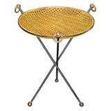 Tripod occasional table in the style lf Matthieu Mategot